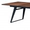 1518 Dining Table Walnut & Black by ESF w/Optional 1640 Chairs