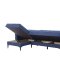 Parker Sectional Sofa in Corvet Navy Fabric by Bellona