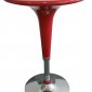 Red Finish Modern Adjustable Bar Table