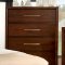 Snyder I CM7792 5Pc Bedroom Set in Brown Cherry w/Options