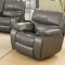 7734 Reclining Sofa in Grey Leatherette w/Options