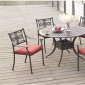 202 Outdoor Patio 5Pc Table Set by Poundex w/Options