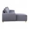 Marcin Sectional Sofa 51830 in Gray Fabric by Acme