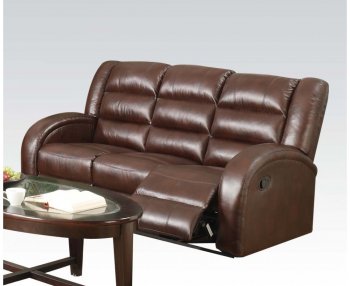 Dacey Lynn 53565 Motion Sofa in Brown by Acme w/Options [AMS-53565-Dacey-Lynn]