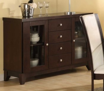 Daisy 710-40 Server in Espresso by Homelegance [HEBU-710-40 Daisy]