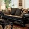 Theodora Sofa & Loveseat Set SM7505N in Black