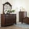 1802 Hadley Row Bedroom by Homelegance in Dark Cherry w/Options