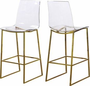 Lumen Acrylic Counter Stool 719 Set of 2 by Meridian