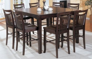 Dark Mahogany Counter Height Dinette Table [PXDS-F2304]