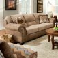 SM5027 Hereford Sofa in Beige & Light Brown Fabric w/Options