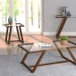 708458 3Pc Coffee & End Table Set in Cinnamon by Coaster