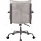 Haggar Office Chair 92537 Vintage White Top Grain Leather - Acme