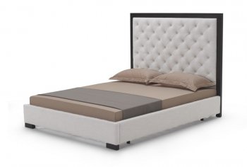 Bristol Platform Bed in Gray Linen Fabric - Wholesale Interiors [WIB-Bristol]