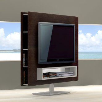 Porto Premium Swivel TV Unit in Wenge by J&M