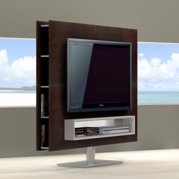 Porto Premium Swivel TV Unit in Wenge by J&M [JMWU-Porto]