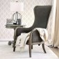 Charlottestown Accent Chair CM-AC6078 in Dark Gray Fabric