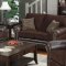 504041 Florence Sofa in Chocolate by Coaster w/Options