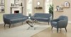 Dawson Sofa & Loveseat Set 505347 in Aqua by Coaster w/Options