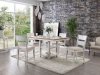 Brigid II 5Pc Counter Ht Dinette Set CM3858PT in Antique White