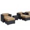 Fusion Outdoor Patio Sectional 12Pc Set Choice of Color - Modway