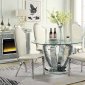 Noralie Dining Table DN00717 by Acme w/Optional Beige PU Chairs