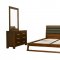 Ceni Bedroom Set in Brown by Wholesale Interiors w/Platform Bed