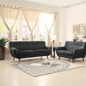 Anke Sofa 8312DG in Dark Grey Fabric by Homelegance w/Options