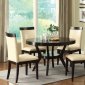 CM3423T Downtown I 5Pc Dinette Set in Espresso