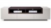 TV002 TV Stand Light Grey Gloss w/Brown Oak by J&M