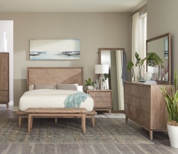 Vanowen Bedroom 223050 in Sandstone by Coaster w/Options [CRBS-223050-Vanowen]