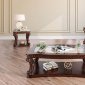 Walworth Coffee & 2 End Tables Set CM4428 in Dark Oak w/Options