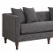 Ellery Sofa 505771 in Grey Fabric by Coaster w/Options