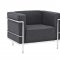 Charles Grande Sofa in Dark Gray Wool by Modway w/Options