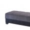 Molina Sectional Sofa Bed in Gray Fabric by Casamode w/Options