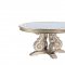 Esteban Dining Table 62210 in Champagne by Acme w/Options