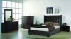 Wing Bed by Beverly Hills in Brown Bycast Leather w/Options