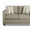 Tilly Sofa in Stone Fabric by Klaussner w/Queen Sleeper