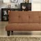 Albert 4806MBR Lounger Sofa Bed by Homelegance in Brown