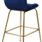 Paris Counter Stool 787 Set of 2 Navy Velvet Fabric by Meridian