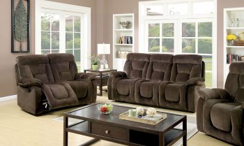 Bloomington CM6129BR Power Reclining Sofa in Fabric w/Options [FAS-CM6129BR-PM-Bloomington]