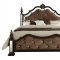 Diana Bedroom in Brown Velvet Fabric by Global w/Options