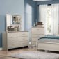 Lana 205181 Bedroom 5Pc Set in Silver Tone by Coaster w/Options