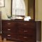 CM7291CH Gerico II Bedroom in Brown Cherry w/Options