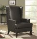 902078 Accent Chair in Black Leatherette by Coaster