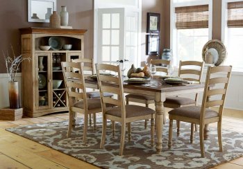 Nash 5372-72 Dining Table by Homelegance in Oak w/Options [HEDS-5372-72 Nash]