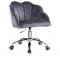 Rowse Office Chair OF00118 in Dark Gray Velvet by Acme