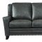 Easton Sofa & Loveseat Set Leather Italia - Graystone w/Options