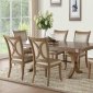 Harald Dining Table 71765 in Gray Oak by Acme w/Options