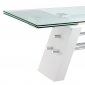 Evolution Extendable Dining Table by Casabianca w/Glass Top