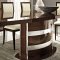 Roma Dining Table in High Gloss Walnut by ESF w/Options